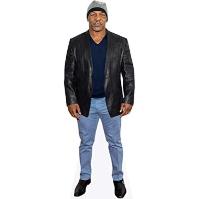 Image of Mike Tyson (Leather Jacket) Life Size Cutout