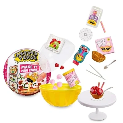 Image of MGA&#039;s Miniverse Series 2 Make It Mini Food Diner DIY Playset works with UV Light, Replica Ingredients, Blind Packaging, and Resin Play Not Edible Suitable for Kids Ages 8+ , Medium
