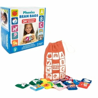 Image of Learning Resources Phonics Bean Bags, Toddler Toys, Preschool 27 Pieces, Boys &amp; Girls Ages 3+