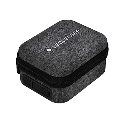 Image of Ledlenser Powercase 2 in 1 Protective Carry Case with 5,000 mAh Powerbank, Charge headlamp on The go Magnetic System, Compatible Head Torches, MH4, MH5, MH7, MH8, iH5R, iH9R Models