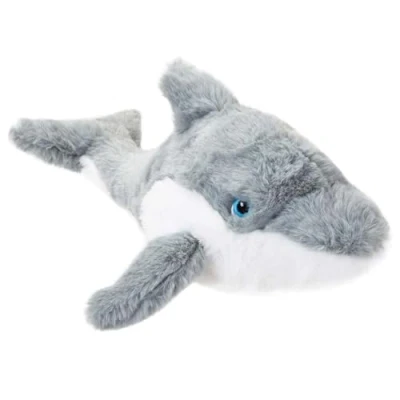 Image of VFM Grey Dolphin 40cm Eco Friendly Toy Super Soft Cuddly Ocean Animal Fluffy Plush With Embroidered Eyes Made From 100% Recycled Material Your Planet