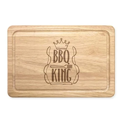 Image of BBQ King Rectangular Wooden Chopping Board