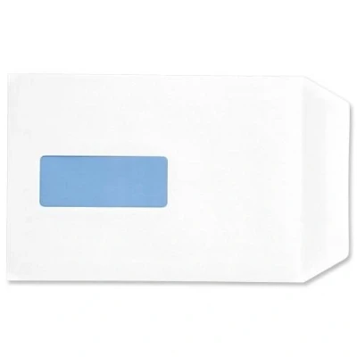 Image of 5 Star eco 940406 C5 90 GSM Self Seal Window Recycled Pocket Envelope White (Pack of 500)