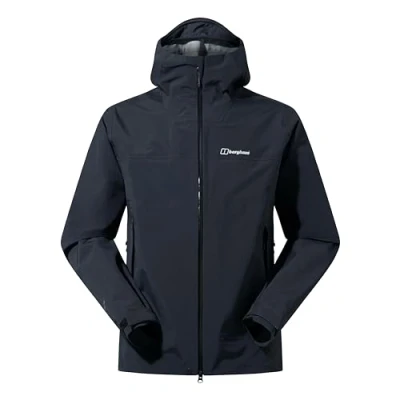 Image of Berghaus Men&#039;s Highland Storm 3L Waterproof Jacket, Black, S