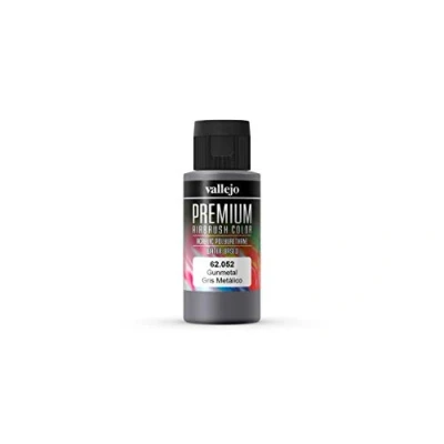 Image of Vallejo Premium Color 60 ml Paint Gunmetal