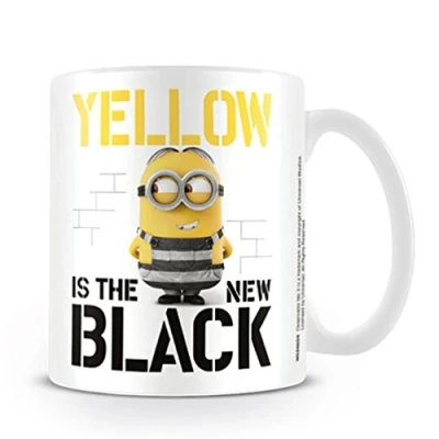 Image of Pyramid International Despicable Me 3 (Yellow is the New Black) Official Boxed Ceramic Coffee/Tea Mug, Paper, Multi Colour, 11 x 1.3 cm