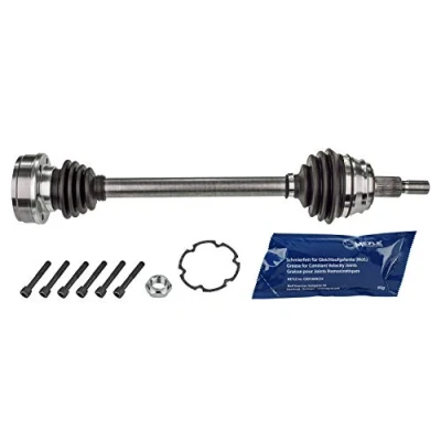 Image of 1J0407271AH, 1J0407271AM, 1J0407271Q Drive shaft MEYLE 100 498 0652 Front Axle Left 555mm 27,2mm ORIGINAL Quality VOLKSWAGEN: Golf 4, Bora Saloon