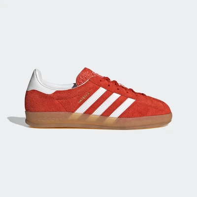 Image of adidas Gazelle Indoor Unisex Trainers, Bold Orange
