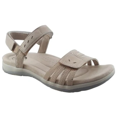 Image of Free Spirit Maddy 41146 Champagne Leather Womens Sandals Standard Fit 7 UK