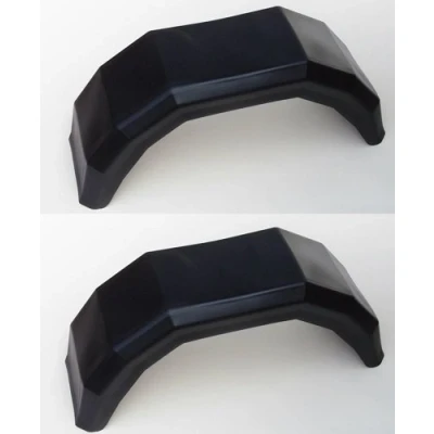 Image of leisure MART A pair of 10 inch plastic trailer mudguards Pt no. LMX1656 Please see description