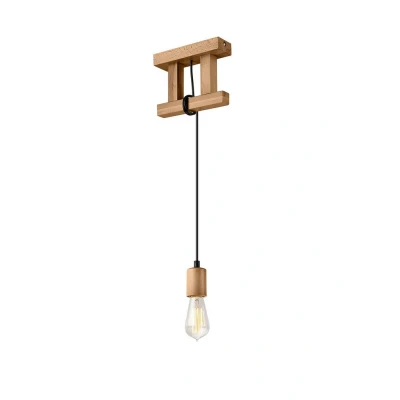 Image of Leon Industrial Slim Pendant Ceiling Lights Olive , 1x E27