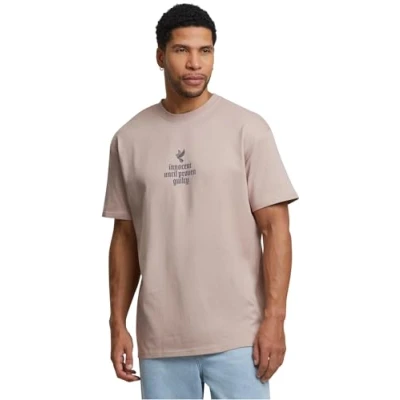 Image of Upscale by Mister Tee Justice Oversize Print Tshirt, Men&#039;s, Size: XL, Duskrose
