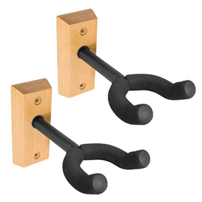 Image of Tiger Wooden Ukulele Wall Mounts Pack of Two