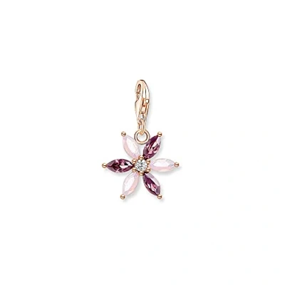Image of Thomas Sabo, Women’s Sterling silver Cubic Zirconia Charm, Rose Gold, one size 1874 323 7