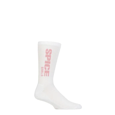 Image of SOCKSHOP Music Collection 1 Pair The Spice Girls Cotton Socks Logo One Size