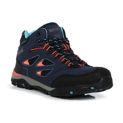 Image of Regatta Kids Holcombe IEP Mid Rise Walking Shoes, Waterproof &amp; Breathable with Hardwearing Outdoor Tread Perfect for Hiking Climbing