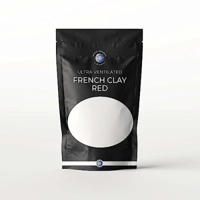 Image of Mystic Moments Red Ultra Ventilated French Natural Clay 1Kg Pure &amp; Vegan GMO Free