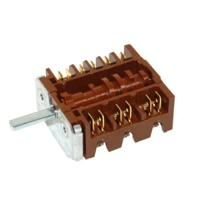 Image of Genuine Beko Cooker Hotplate Large Burner Selector Switch 163100005