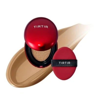 Image of [*Mini Size*] TIRTIR Mask Fit Red Cushion Foundation Japan&#039;s No.1 Choice for Glass skin, Long Lasting, Lightweight, Buildable Coverage, Semi Matte (35N Walnut, 4.5g (Pack of 1))