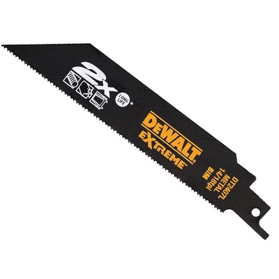 Image of Dewalt DT2407LQZ 152 mm 14/18 Teeth Metal Reciprocating Blades (Pack of 5)
