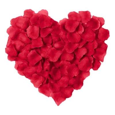 Image of Risipu 2000 Artificial Black Rose Petals Blue Petals, for Bedroom, Romantic Decoration Wedding Proposal Anniversary Valentine Day