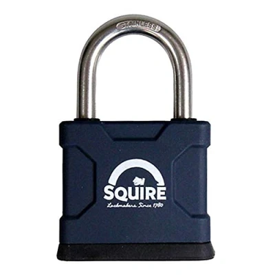 Image of SQUIRE ATL42S &amp; ATL52S All Terrain Rustproof Open Shackle Brass Padlock 44mm KA (24342) Visi