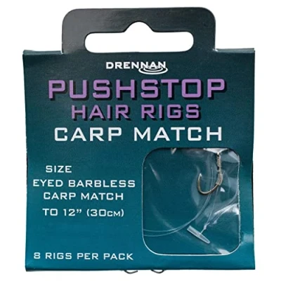 Image of DRENNAN CARP MATCH QUICKSTOP HAIR RIGS SIZE 16 HNQCMA016
