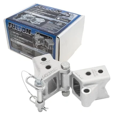 Image of Fulton HDPB230101 Fold Away Bolt On Hinge Kit for 2&quot; x 3&quot; Trailer Beam up to 5,000 lb. GTW