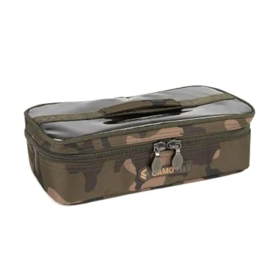 Image of Fox Camolite 12 Pot Hookbait Case (Incl. Pots) Fishing bag