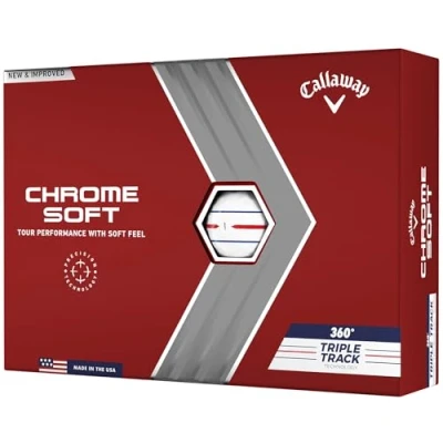 Image of Callaway Golf Chrome Soft 22 Triple Track 360 Premium Ball