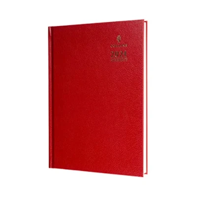 Image of Collins Debden Standard Desk 2024 Diary A5 Day to a Page Business (Appointments) Planner and Organiser January December Daily Red A53.15 24
