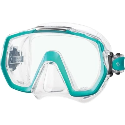 Image of Tusa Freedom Elite Diving mask (M 1003) (Ocean Green)