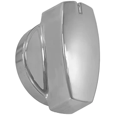 Image of SPARES2GO Temperature Control Knob Compatible with Belling 100DFT 100G Oven Cooker (Chrome)
