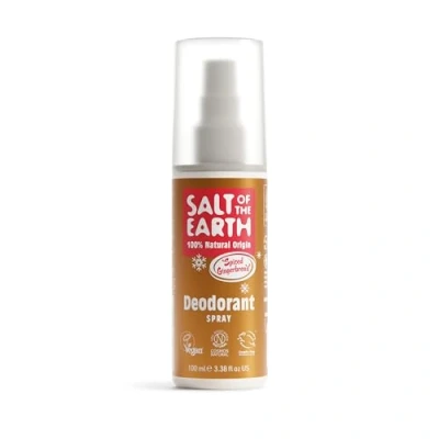 Image of Salt of the Earth Refillable Natural Deodorant Spray 100% Origin Ingredients Vegan, Long Lasting Protection Suitable For Women, Men &amp; Kids 100ml (Spiced Gingerbread)