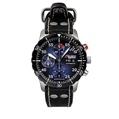 Image of Zeppelin Eurofighter 72183 Automatic Mens Chronograph Highly Limited Edition