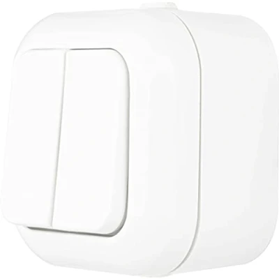 Image of REV 005405 Atlantic Series Switch, Wet Room IP44, Two Pole, Surface Mounted, Schalter