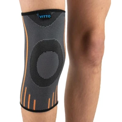 Image of VITTO Knee Support Kids Osgood Schlatter Kids, Child Brace for Boys and Girls from 4 14 years old (L)