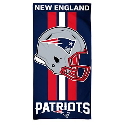 Image of WinCraft NFL New England Patriots Fiber Beach Towel, 9lb/30 x 60