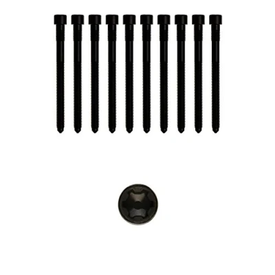 Image of 06A103385Cx10 Cylinder Head Bolt Kit AJUSA 81019400 10 VOLKSWAGEN: Golf 4, 4 Variant, AUDI: TT Coupe, A3 Hatchback, A6 C5 Avant