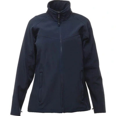 Image of Regatta Professional Men&#039;s Uproar Interactive Wind Resistant Softshell, Navy/Navy, size Small