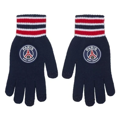 Image of PARIS SAINT GERMAIN Children&#039;s PSG Gloves Official Collection Adjustable Size