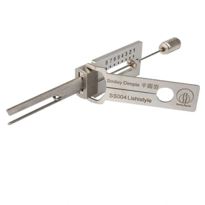 Image of Lock Pick and Decoder Tool for Smiley Dimple Semi circulaire Door Lock, Professional Locksmith Tools, Fast Opener (SS004)