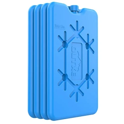 Image of OUTXE 4 Ice Packs for Lunch, Cool Bag and Box Small Extra Thin Long Cooling Performance Travel
