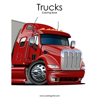 Image of Trucks Coloring Book 1: Volume 1