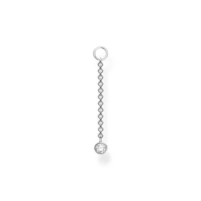 Image of Thomas Sabo Women Single Earring Pendant 925 Sterling Silver