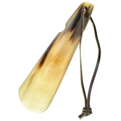 Image of Dasco 7&quot; / 18cm long Flat Handcrafted Real Horn Shoe