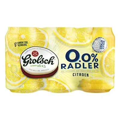 Image of Grolsch 0.0% Radler Citrus Alcohol Free Beer 6x330ML
