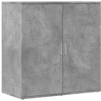 Image of vidaXL Sideboard Concrete Grey 79x38x80 cm Engineered Wood