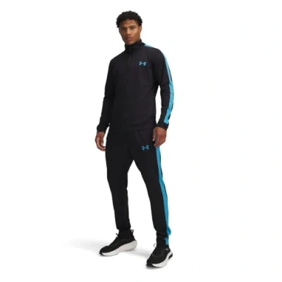 Image of Under Armour Track SUIT SET Tracksuit, Men&#039;s, Size: Large, Black/ether blue