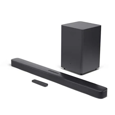 Image of JBL Bar 2.1 Deep Bass Sound Bar, In Home Entertainment System with Streaming Capabilities and Subwoofer, Black